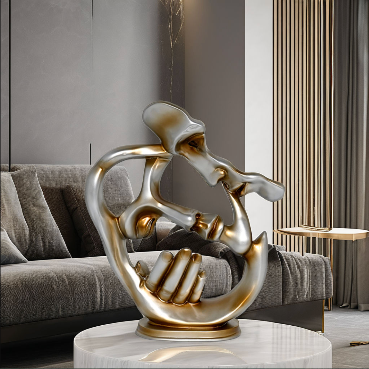 Abstract Resin Sculpture