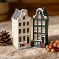 Dutch Canal House Resin Figurines