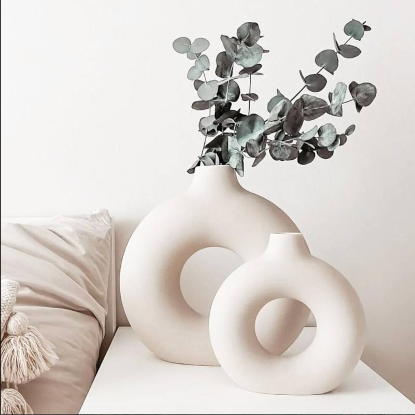 Luxury Round Ring Donut Wall Mirror