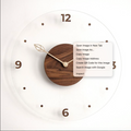 Minimalist Nordic 3D Wall Clock
